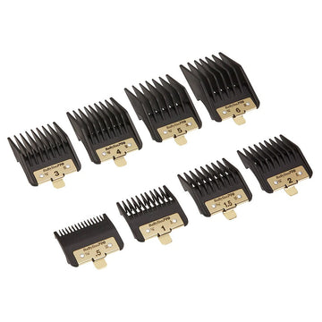 Babyliss PRO Premium Clipper Comb Attachments - 8pcs | Compatible with FX870, FX825 & Most 2-Hole Blades