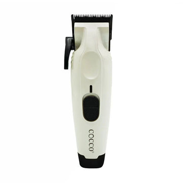 Cocco Veloce Pro Clipper - Professional Pearl White Hair Clipper with Graphene Blade & Fast Charging Battery