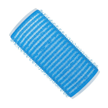 Hair FX Light Blue Velcro Hair Rollers 28mm - 12pk for Volume & Smoothness
