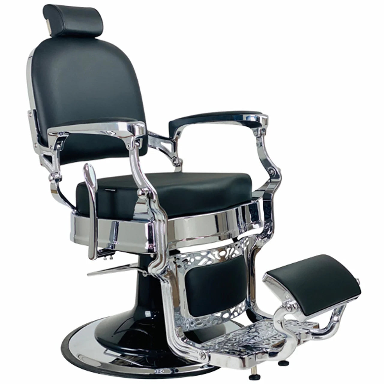 Joiken Havana Barber Chair - Black & Chrome