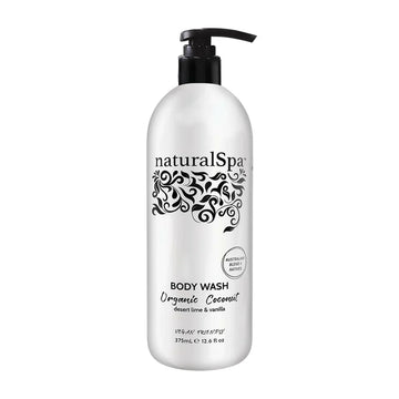 Natural Spa Organic Coconut Body Wash - 375ml | Hydrating & Refreshing with Desert Lime & Vanilla