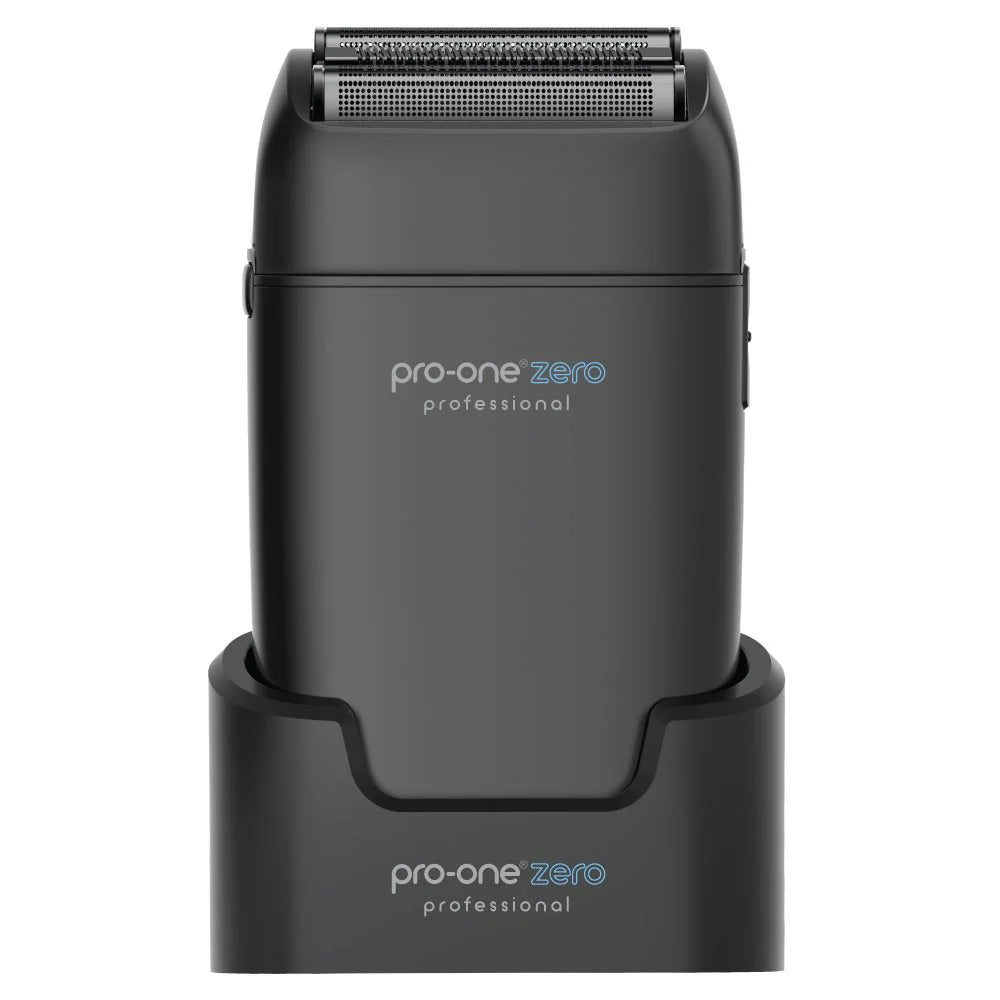 Pro-One Zero Double Foil Shaver | Hypoallergenic Foils, Turbo Motor, 120 Min Cordless Runtime