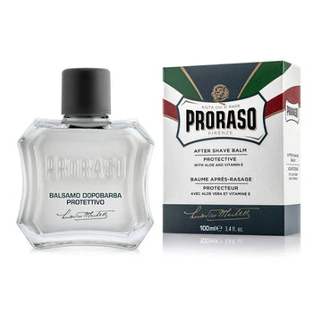 Proraso Aloe Vera & Vitamin E Aftershave Balm - 100ml | Soothes & Protects Sensitive Skin