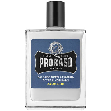Proraso Azur Lime Aftershave Balm - 100ml | Refreshing Citrus Mint Scent for Smooth, Hydrated Skin