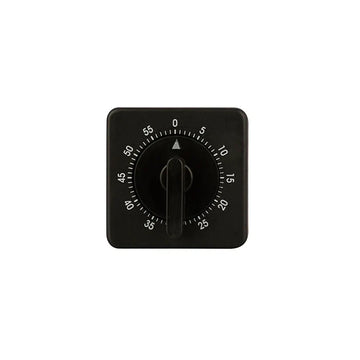 Salon Smart Square Timer - Black | 60-Minute Countdown Timer for Hairdressing & Colour Development