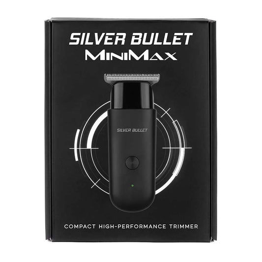 Silver Bullet MiniMax Trimmer – Compact & Powerful Hair Trimmer with Stainless Steel Blades