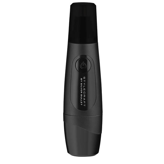 StyleCraft by Silver Bullet Schnozzle Micro Multipurpose Trimmer - Nose, Ear, Eyebrow, and Face Hair Remover