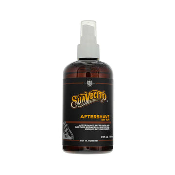 Suavecito Bay Rum Aftershave - 237ml | Soothing & Healing Aftershave for Men