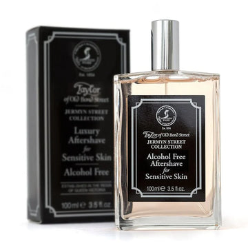 Taylor of Old Bond Street Jermyn St Aftershave Lotion - 100ml | Alcohol-Free & Soothing for Sensitive Skin