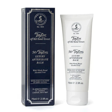 Taylor of Old Bond Street Mr. Taylor Aftershave Balm - 75ml | Soothes & Protects Skin, Alcohol-Free