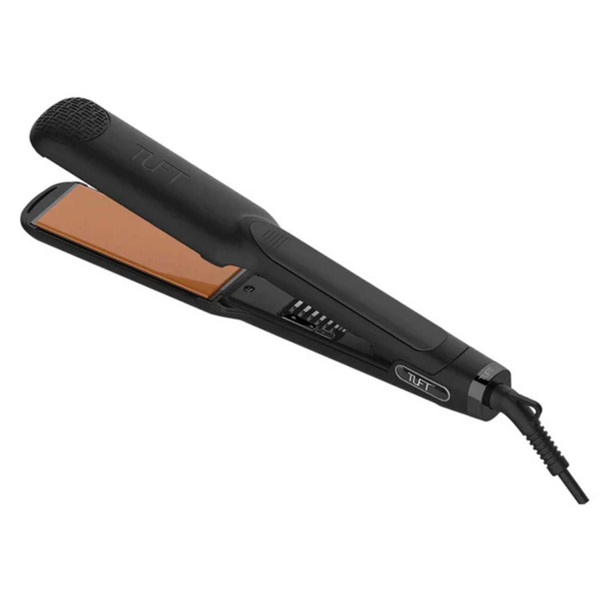 Tuft Diamond Plus 2-Inch 6609 Straightener – Black | Nano Ceramic Plates, Fast Heat Up, Ultra-Shine Styling
