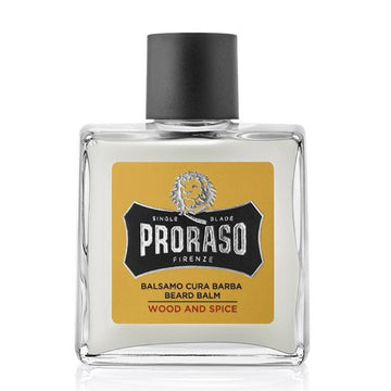 Proraso Wood & Spice Beard Balm - 100ml | Soothing, Softening, and Itch Relief for Beards