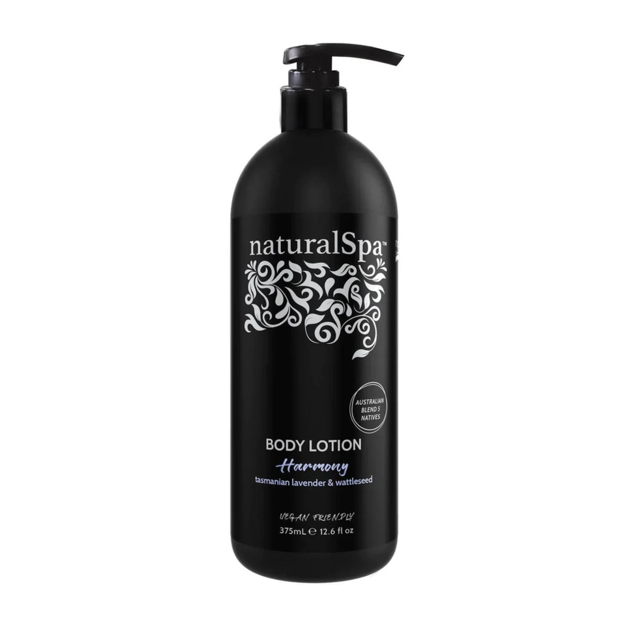 Natural Spa Harmony Body Lotion – 375ml | Moisturizing & Nourishing with Tasmanian Lavender, Shea Butter & Vitamin E