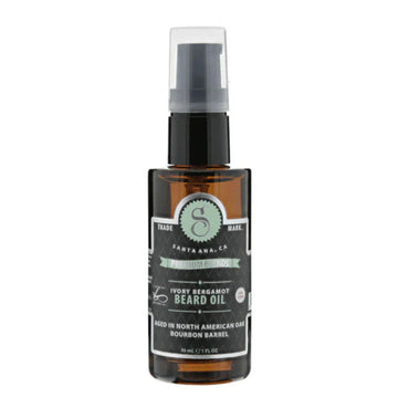 Suavecito Ivory Bergamot Beard Oil - 30ml | Organic Argan Oil, Softens & Nourishes Beard