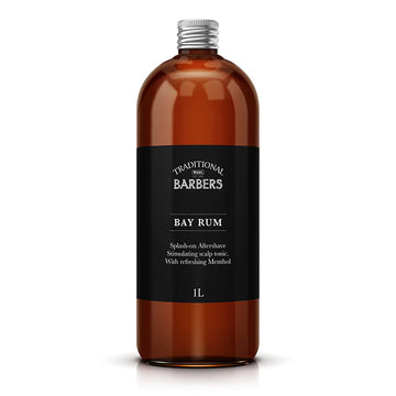 Wahl Traditional Barbers Bay Rum - 1000ml | Refreshing Aftershave & Scalp Tonic