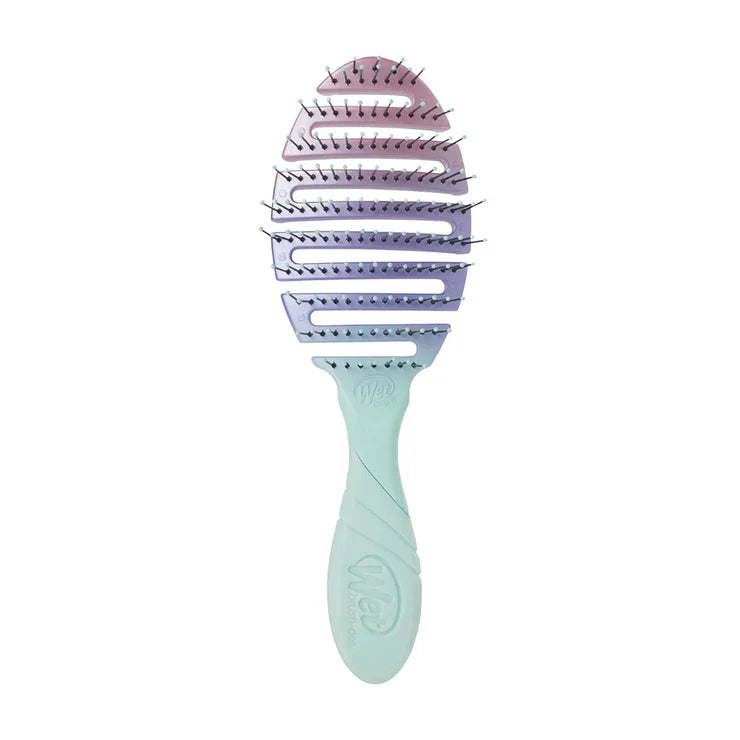 Wet Brush Pro Flex Dry Detangler - Millennial Ombre | Flexible Vented Design for Quick Blow Drying